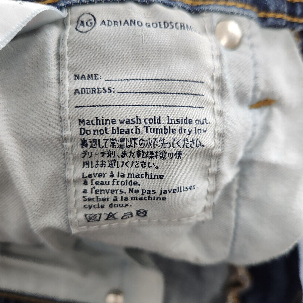 Adriano Goldschmied The Matchbox Slim Strait Cotton Blend Jeans Men's Size 31x34 - Picture 14 of 16